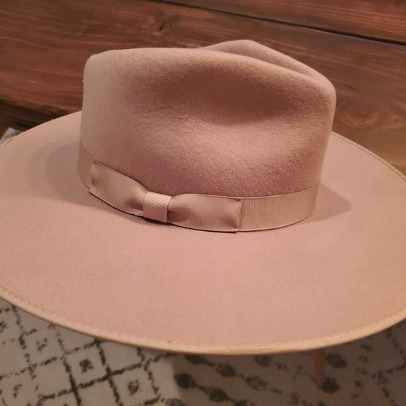 Caramel Rancher Fedora Hat (Small) - NEW main image 5